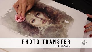 How to Transfer Photos to Canvas [upl. by Pricilla]