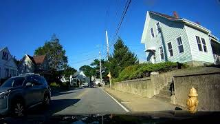 Driving through Pawtucket Lincoln and North Providence Rhode Island [upl. by Anirhtak18]