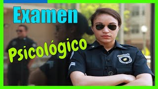 👮 Cómo Pasar un EXAMEN PSICOLÓGICO 🚔 Para INGRESAR A LA POLICÍA 🟢 [upl. by Ahsital399]