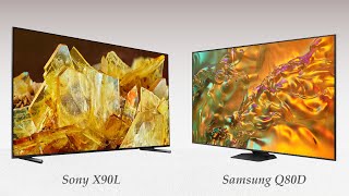 Samsung Q80D vs X90L  BEST Features [upl. by Tarabar79]