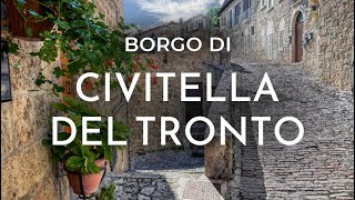 Civitella del Tronto il borgo medievale nei vicoli e dal drone [upl. by Sela948]