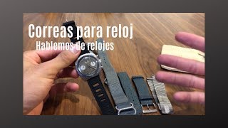 CORREAS PARA RELOJ  HABLEMOS DE RELOJES [upl. by Phaih]