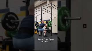 Pause Front Squats [upl. by Ardna]