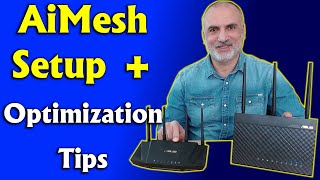 Asus AiMesh setup amp tips for best WIFI coverage [upl. by Isolde956]