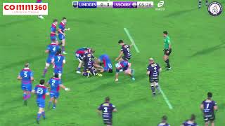 LIMOGES RUGBY vs ISSOIRE RUGBY [upl. by Ayalat]