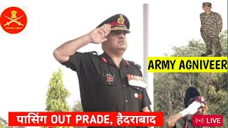 Passing Out Parade Agniveers Participate in Passing Out Parade at Palani Parade Ground Hyderabad 1 [upl. by Reivax]