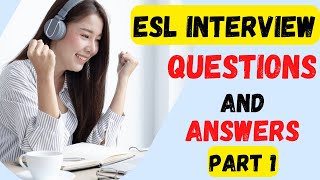 How to pass the INITIAL INTERVIEW Online ESL Teacher  Most Asked ESL Interview Questions [upl. by Euqinor]