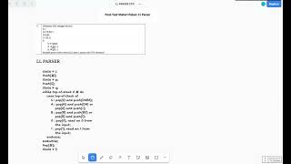 LL PARSER CFG [upl. by Eelsnia]