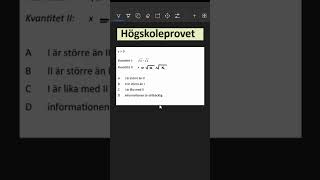 Högskoleprovet högskoleprovet skola studera enkelt utbildning matte matematik tips tricks [upl. by Idnahr677]