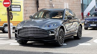 NEW Aston Martin DBX 707  Acceleration Sounds amp Driving in Monaco [upl. by Hum314]