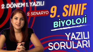 SENARYO 2  9 SINIF BİYOLOJİ 2 DÖNEM 1 YAZILIYA HAZIRLIK  PDF 2023  2024 [upl. by Panthia399]