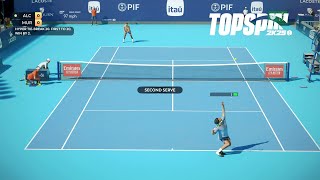 Top Spin 2K25  Carlos Alcaraz Vs Andy Murray I HYPER TIE BREAK I Miami Open PS5 [upl. by Nishom]