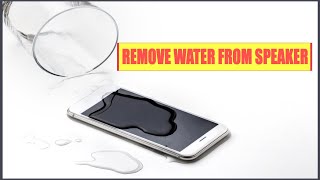 Remove water from Speaker With Sound GUARANTEED [upl. by Humpage]