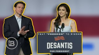 Casey DeSantis Gets FIRED UP In Speech Alongside Her Husband [upl. by Harty]