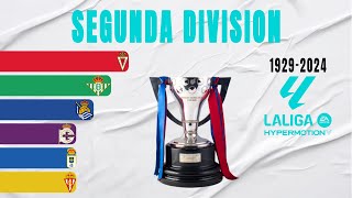 Segunda División All Winners 19292024 [upl. by Ennyl744]