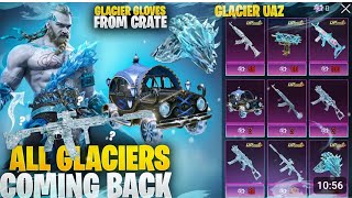 All Glaciers Coming Back Confirmed  M416 Glacier On Chance  Glacier UAZ  PUBGM 😱🇮🇳☠️ [upl. by Delp52]