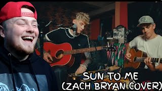 Machine Gun Kelly  Sun To Me Zach Bryan Cover Live From Cheshire Cottage Reaction [upl. by Mandie]