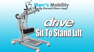 Used Drive Medical Sit To Stand STSM450  Review  5305 [upl. by Bikales264]