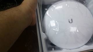 Nanobeam M5 from Ubiquiti Networks Unboxing and Speed Test [upl. by Anikehs]