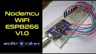 MODULO WIFI ESP8266 V10 programado con ARDUINO  Control desde Internet FACIL [upl. by Jacquelyn]