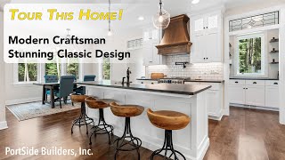 Stunning Modern CraftsmanStyle Home with Classic Timeless Design [upl. by Eudora311]