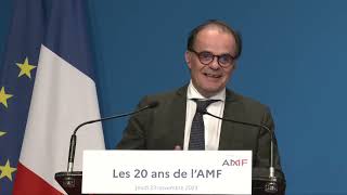 Les 20 ans de lAMF  Allocution dEmmanuel Moulin [upl. by Christianna]