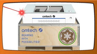 Omtech Polar Laser Unboxing amp Test Fire [upl. by Eigroeg863]