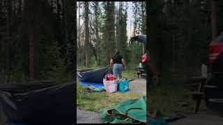 Quick taking down and pack up our Tent [upl. by Debby]