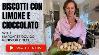 Biscotti Con Limone e Cioccolato [upl. by Suivatal560]