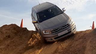 Offroading With Ford Endeavour 4X4 32 AT  Ford Endeavour 2019 Offroad Test [upl. by Cordell]