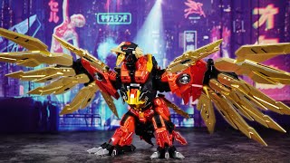 CANG TOYS CT03 Firmament Predaking Divebomb stop motion review by wassimstopmotion [upl. by Ayomat]