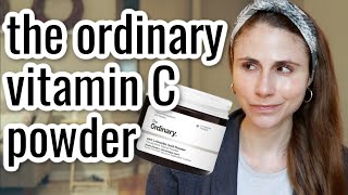 The Ordinary vitamin C powder review Dr Dray [upl. by Nivar]