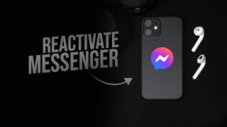 How to Reactivate Facebook Messenger on iPhone tutorial [upl. by Aneladdam]