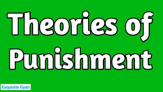 Theories of Punishment  Criminology amp Penology  in Hindi [upl. by Demeter]