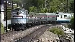 Turbo in Tow Peekskill NY on the Hudson Line June 9 1992 [upl. by Lumbye]