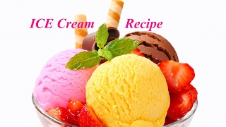 Ice Cream Recipes in HINDI आइस क्रीम [upl. by Einre]