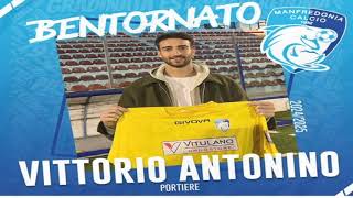 MANFREDONIA UFFICIALE IL RITORNO DI ANTONINO CAPPELLARI [upl. by Sharon]