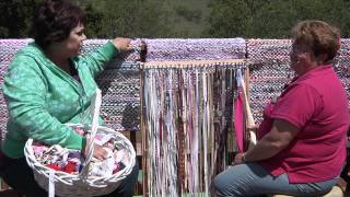 Rag Rug Weaving [upl. by Aeuhsoj]