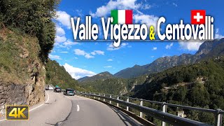 Driving through the Valle Vigezzo amp Centovalli from Domodossola Italy to Locarno Switzerland [upl. by Yrral]