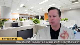 Receptionist Training How To Handle An Angry Customer [upl. by Floris388]