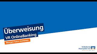 VR OnlineBanking Überweisung [upl. by Treharne]