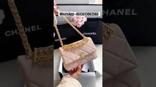 Chanel Flap Handbag Unboxing Video luxurybag luxury bag chanelbag chanelbag cf pink [upl. by Jaycee]