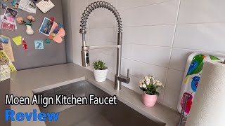 Moen Align Kitchen Faucet Review  Best Reasonably Prices Pull Down Faucet 2024 [upl. by Llertnac]