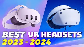 TOP 5 BEST VR HEADSETS 2023 – 2024 [upl. by Hamlin]