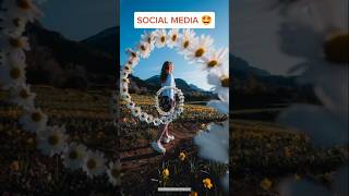 SOCIAL MEDIA vs REALITY🌼 travel adventure explore nature [upl. by Gold]