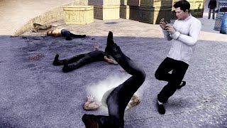 Sleeping Dogs  Definitive Edition   Martial Arts Club Aberden  Hog Pin Row  No HUD [upl. by Skcirdnek]