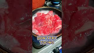 How to cook Tocino tocino pork pinoyfoodie mangantamu [upl. by Wellesley]