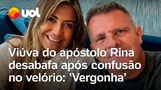 Viúva do apóstolo Rina diz que cristãos são uma vergonha após briga por liderança na Bola de Neve [upl. by Dnalyk665]