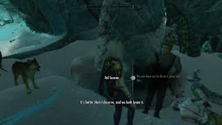 Skyrim xb1 Val Serano Romance Follower Mod Wicked Game [upl. by Bilac]