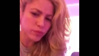 Shakira  Nada Rehearsal Clip Ensayo [upl. by Enaile]